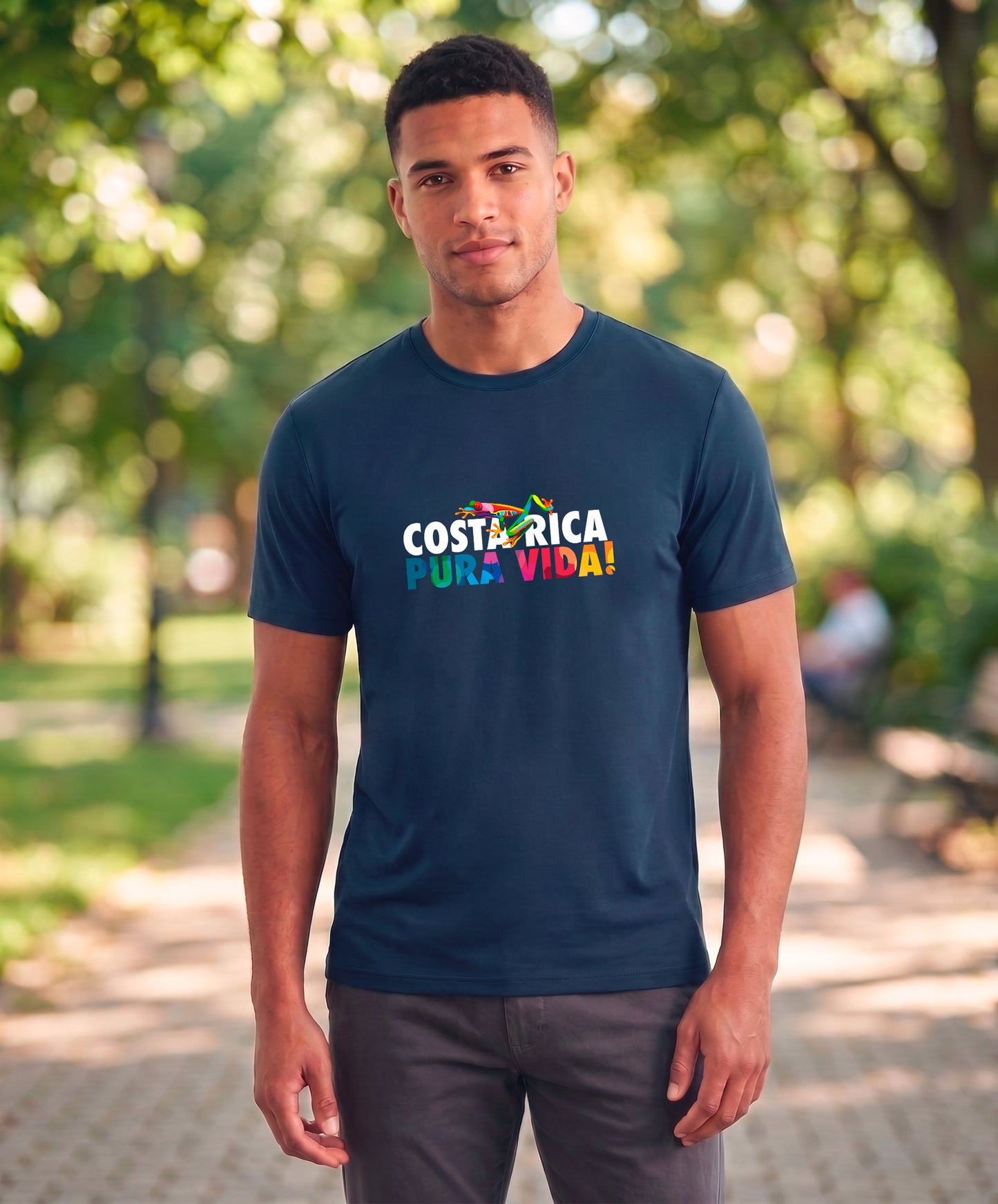 Costa Rica Pura Vida Men's Tee – True Royal