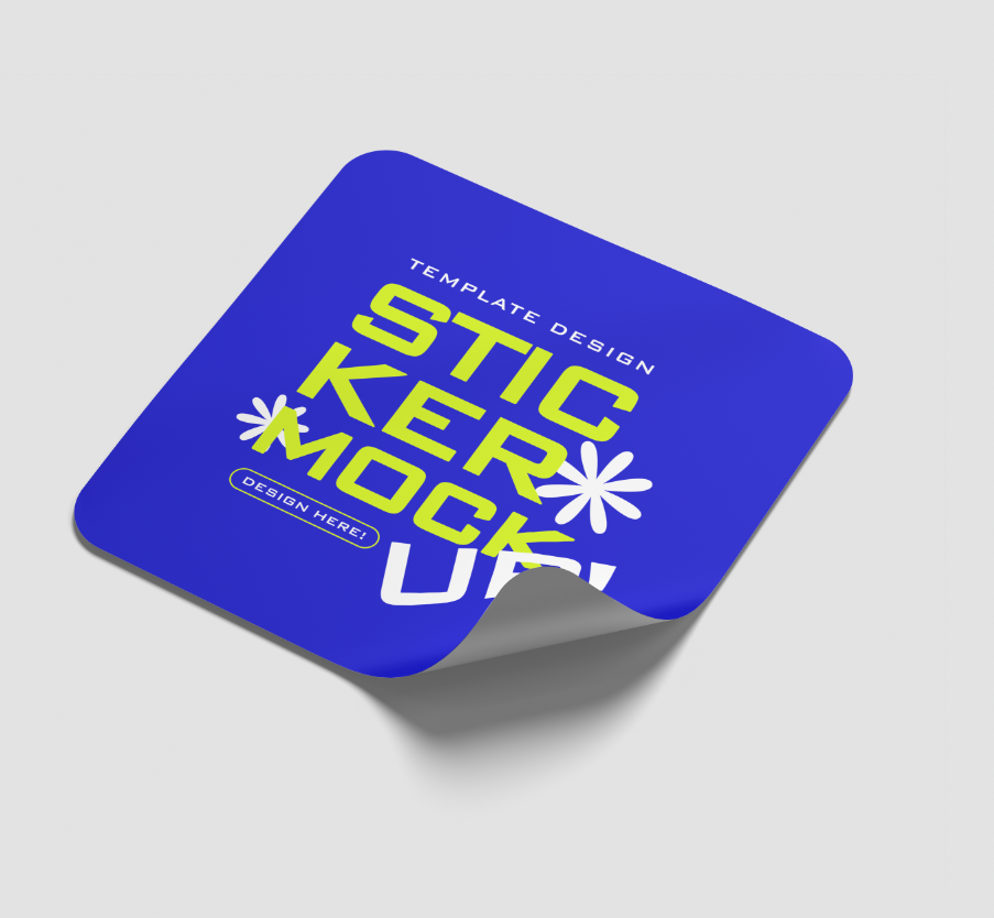 2" x 2" Round Corner Stickers