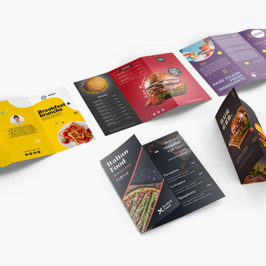 11” x 17” Restaurant Menus