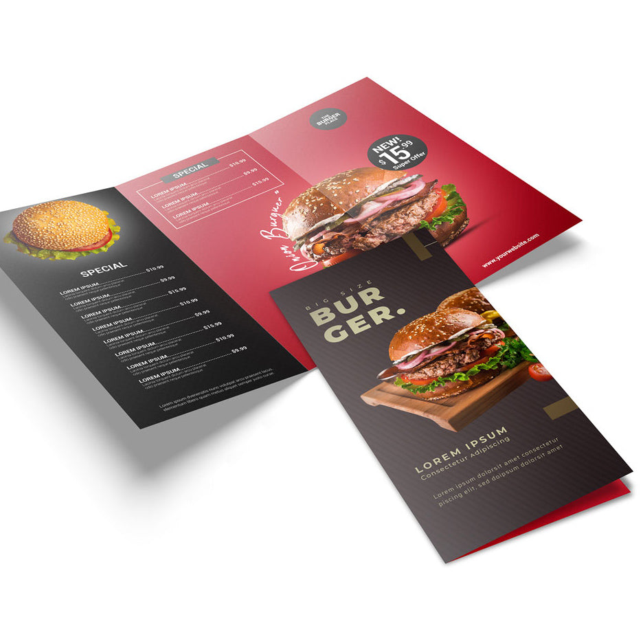 11” x 17” Restaurant Menus