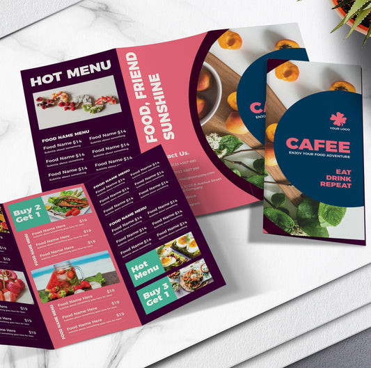 11” x 17” Restaurant Menus
