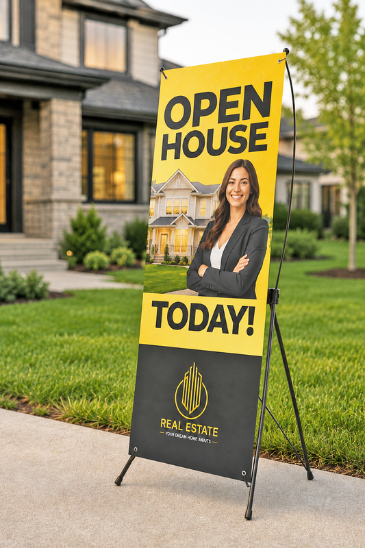 Outdoor Banner & Stand Package