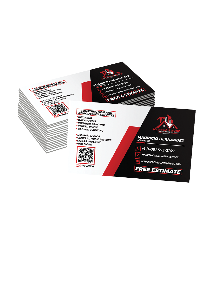 Business Cards For Contractors