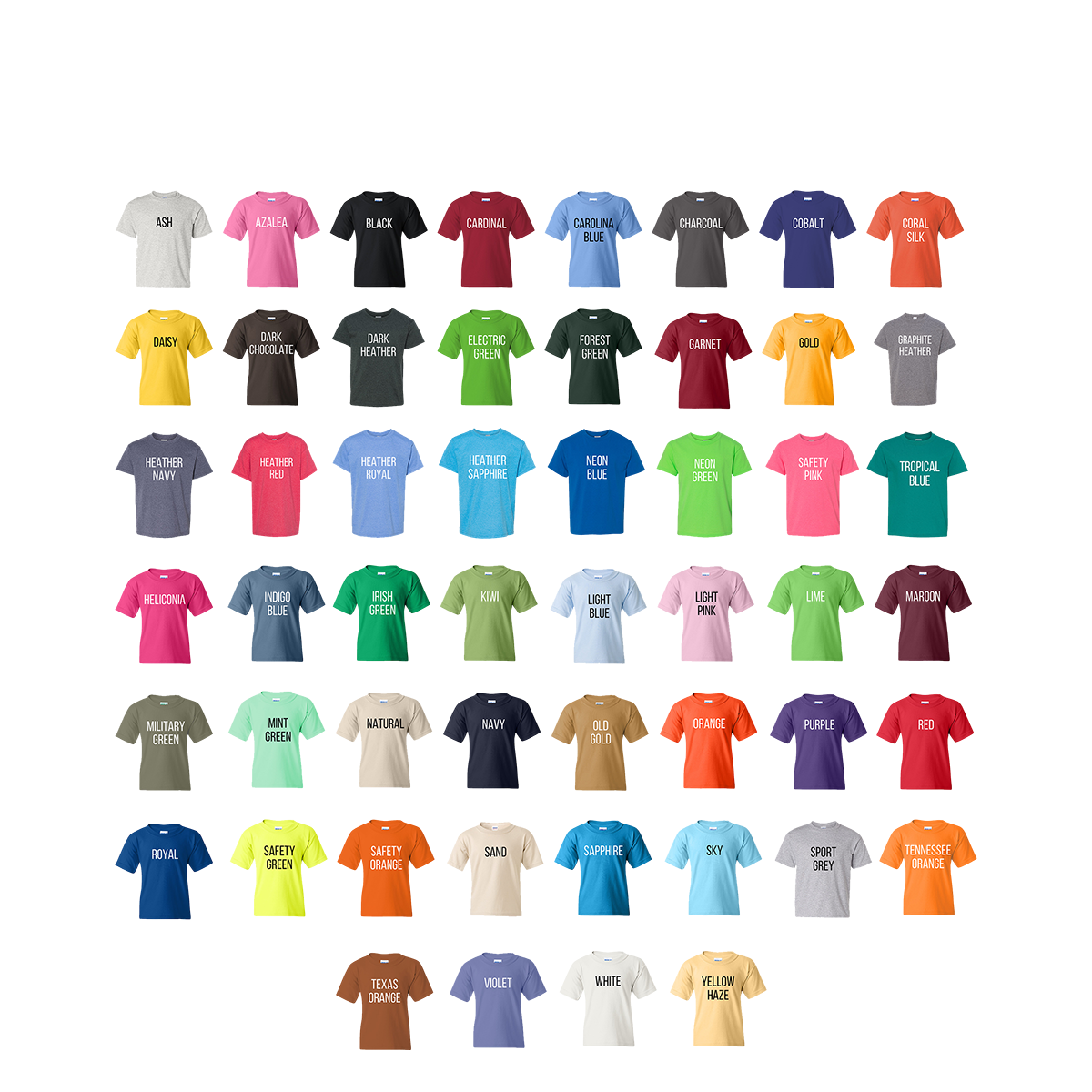 Full Color Custom Cotton T-Shirts