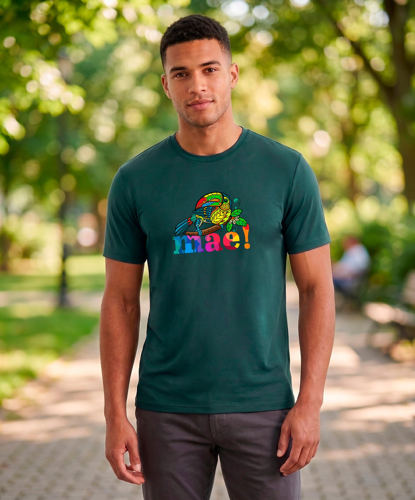 Mae Men's Tee – Forest Green