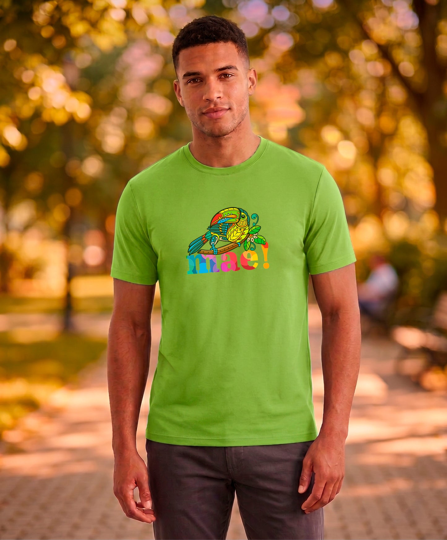 Mae Men's Tee – Lime