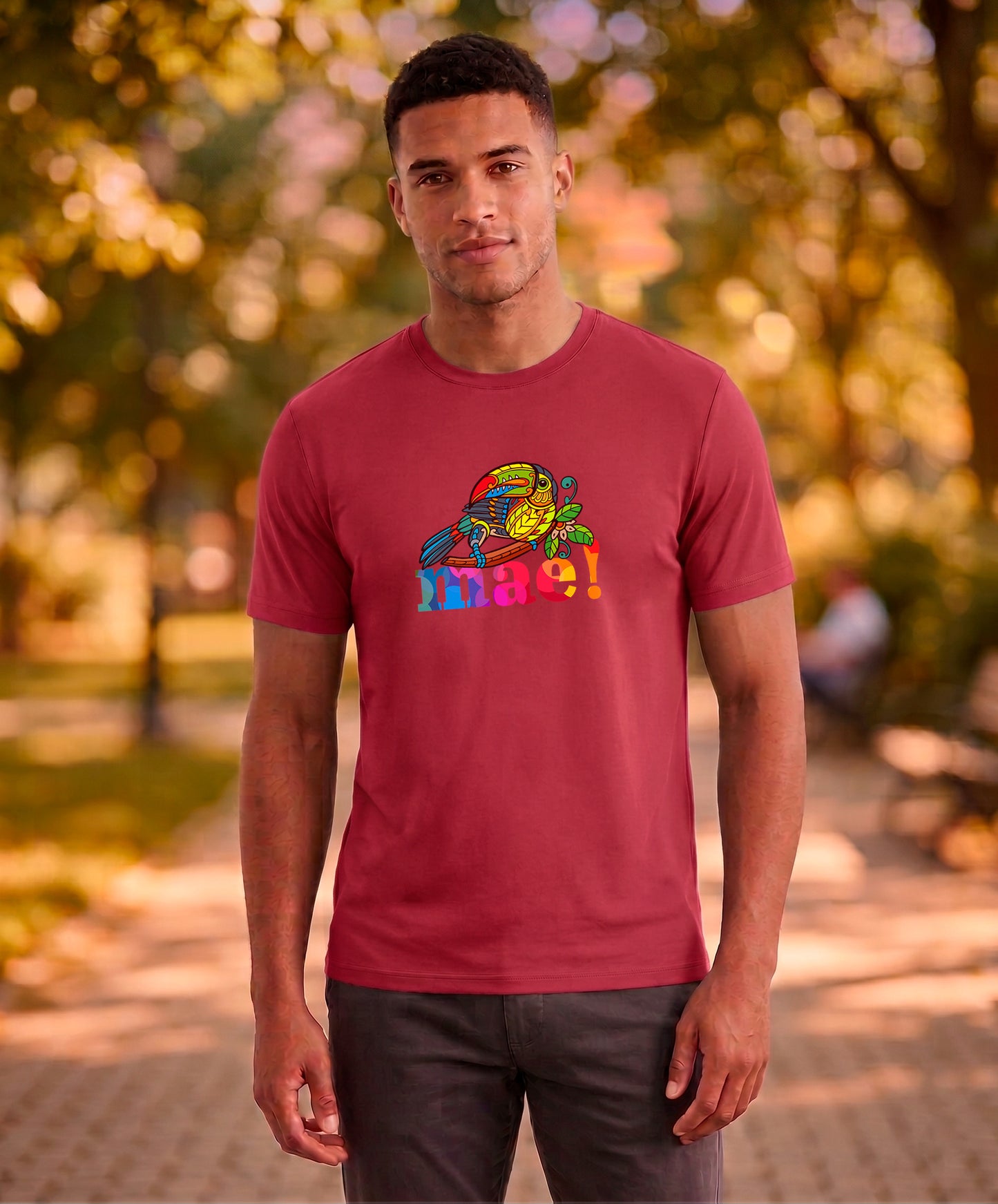 Mae Men's Tee – Red