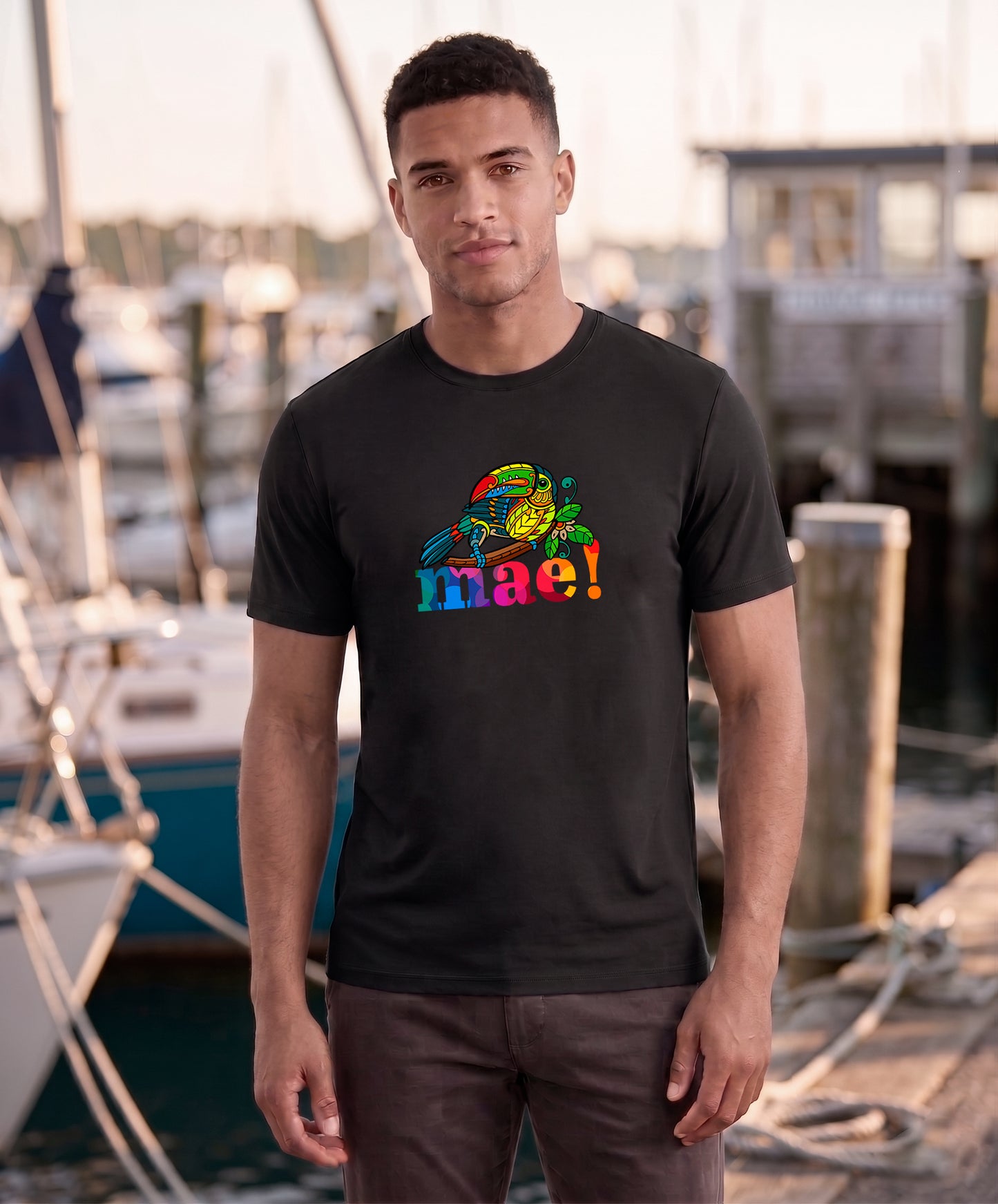 Mae Men's Tee – Black