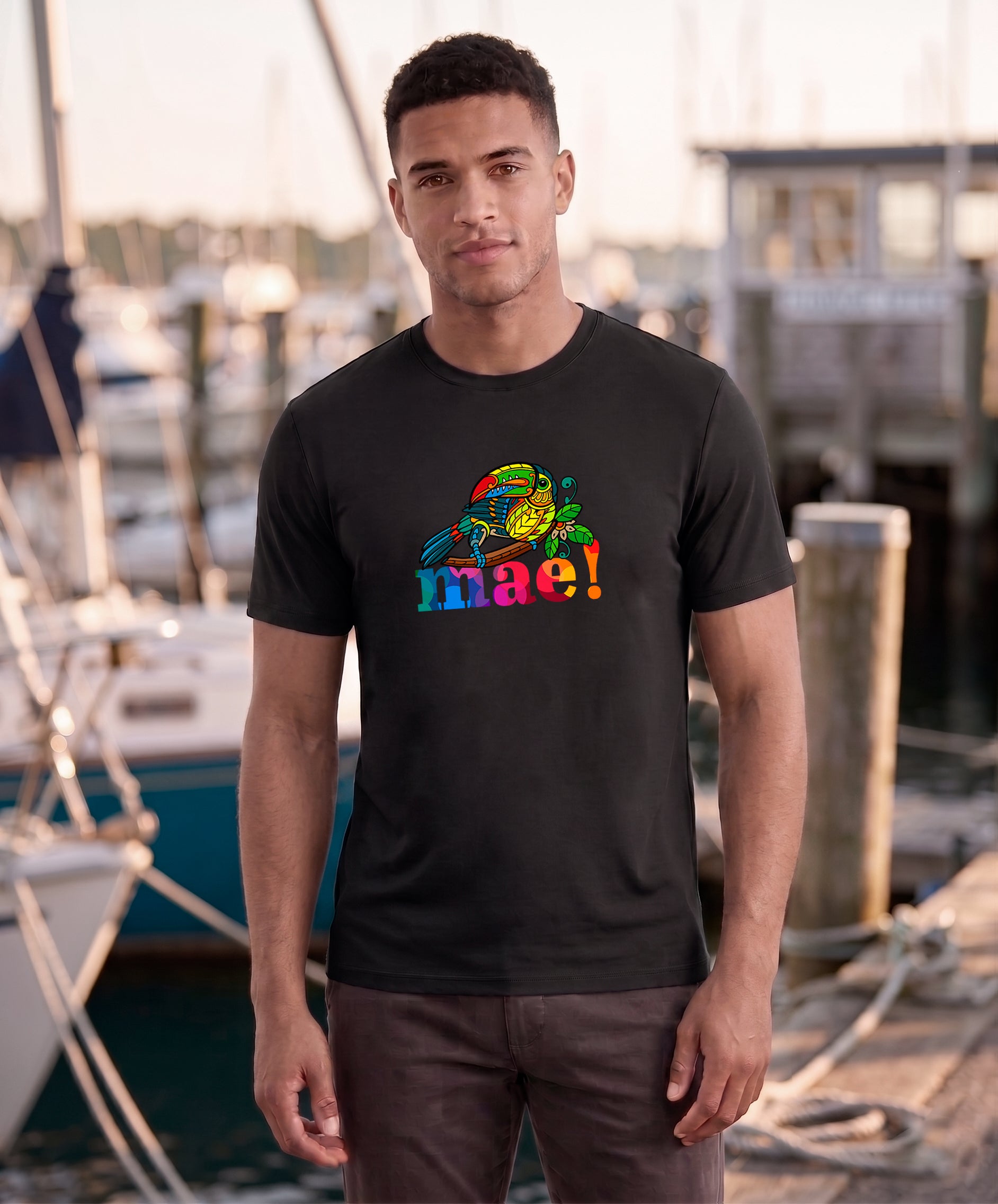 Mae Men's Tee – Black