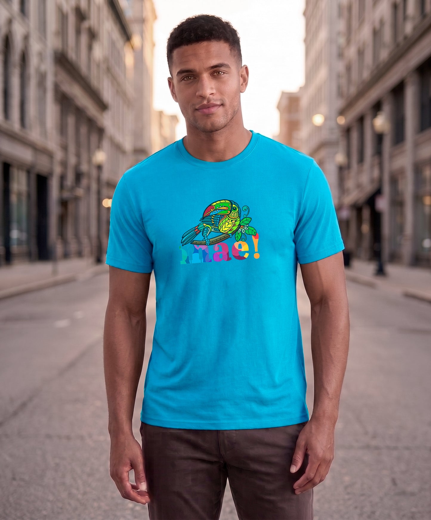 Mae Men's Tee – Sapphire