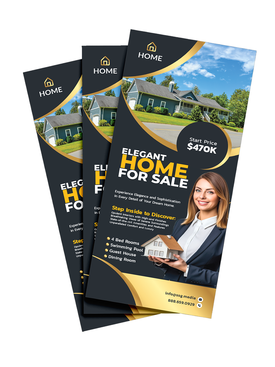 Real Estate Brochures 8.5x11 Full Color