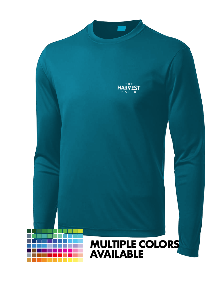 Custom Logo Long Sleeve Performance Shirt