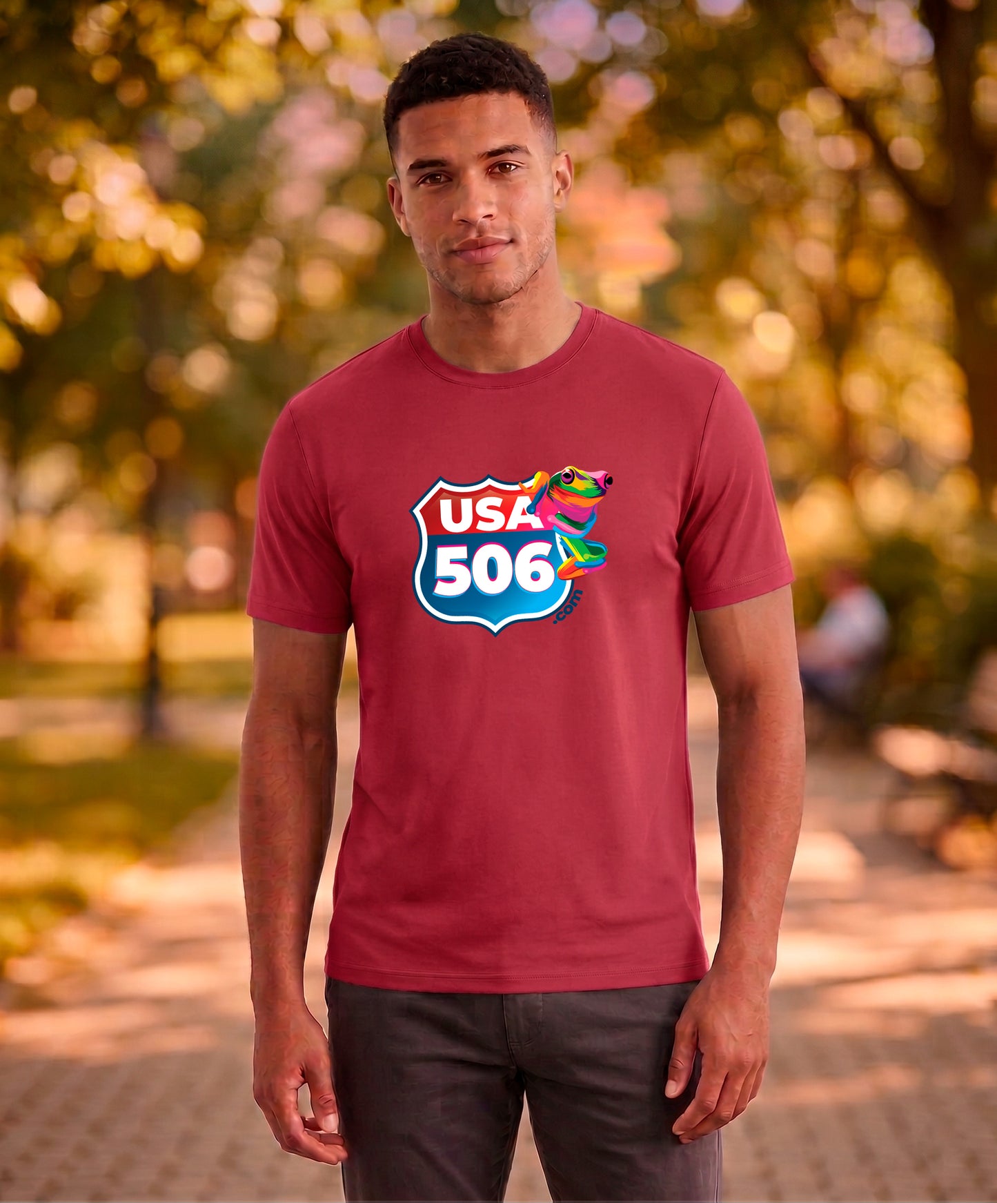 USA 506 Men's Tee – Red