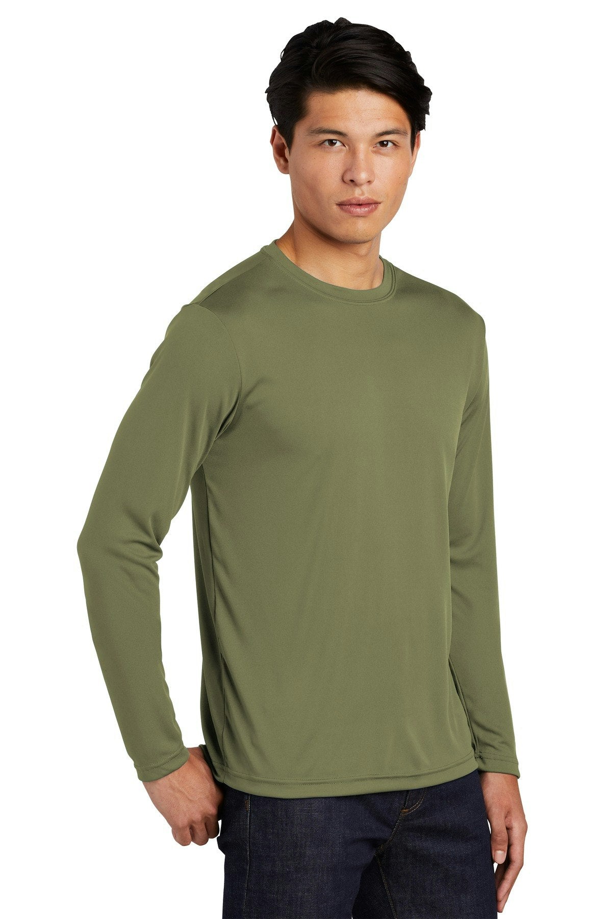 Sport-Tek ST350LS - Olive Drab Green