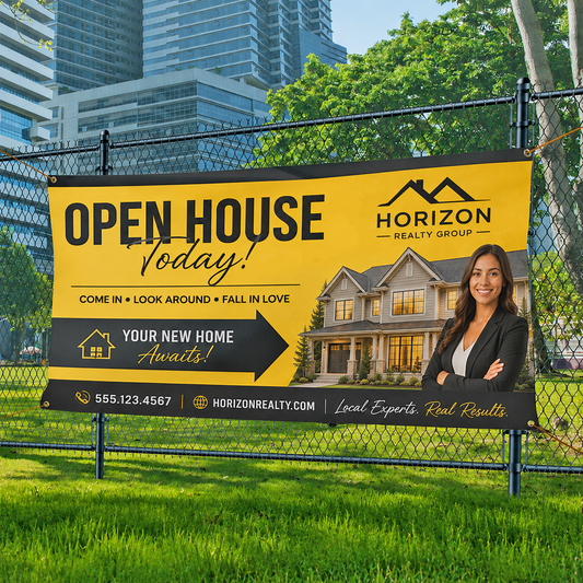Custom Realtor Vinyl Banners