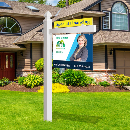 Aluminum Realtor Post Signs